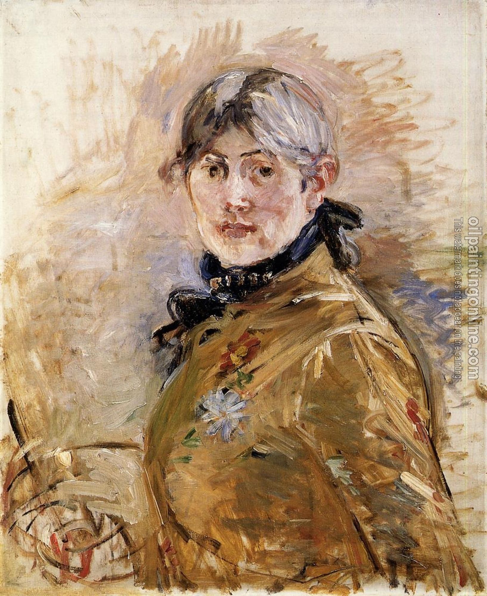 Morisot, Berthe - Self Portrait